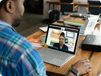Virtual business meeting